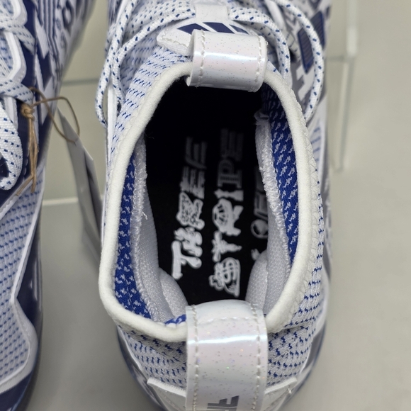 adidas Freak 23 7v7 SMU Football Cleats White Blue GW4167 Men's Size 12 New - Picture 10 of 12